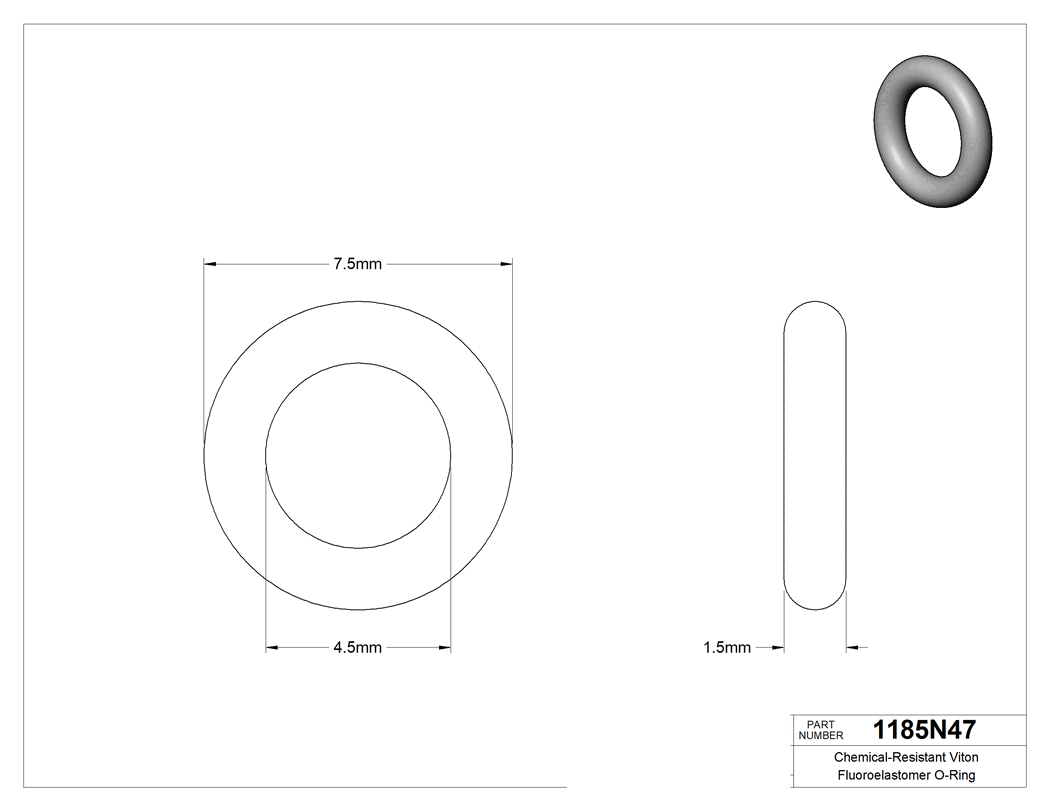 Technical drawing - 1185N47